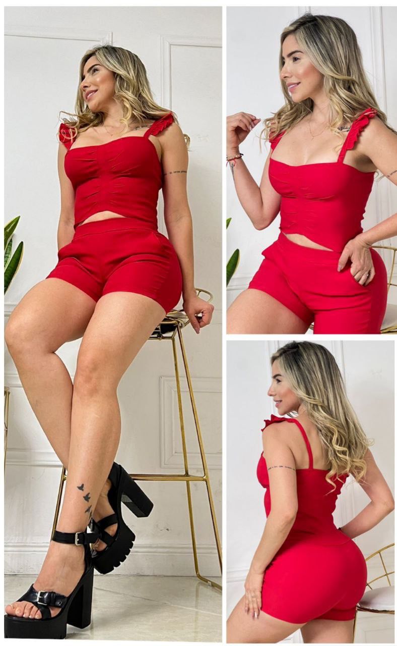 Enterizo braga shorts