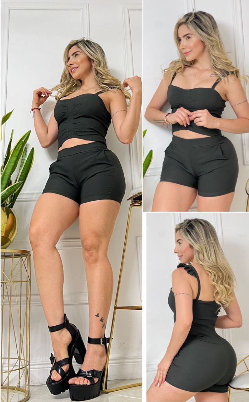 Enterizo braga shorts