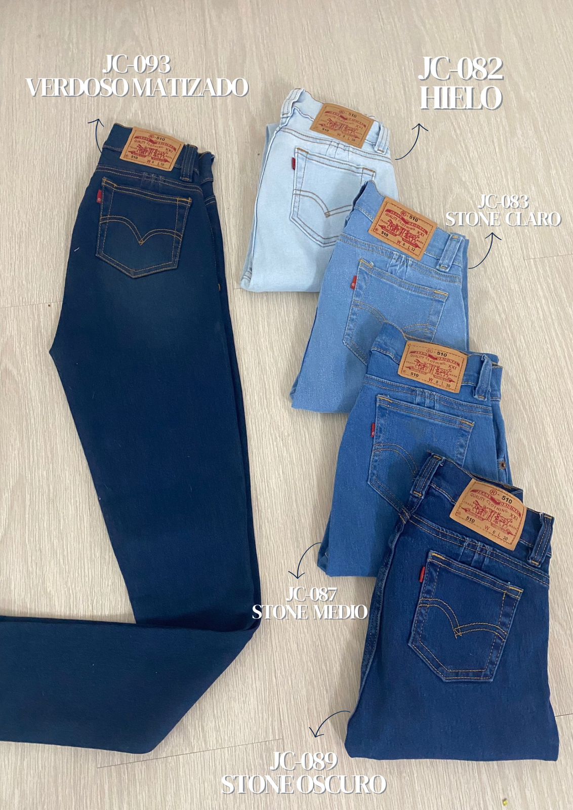 Jeans tipo Levis  ochentero H6A