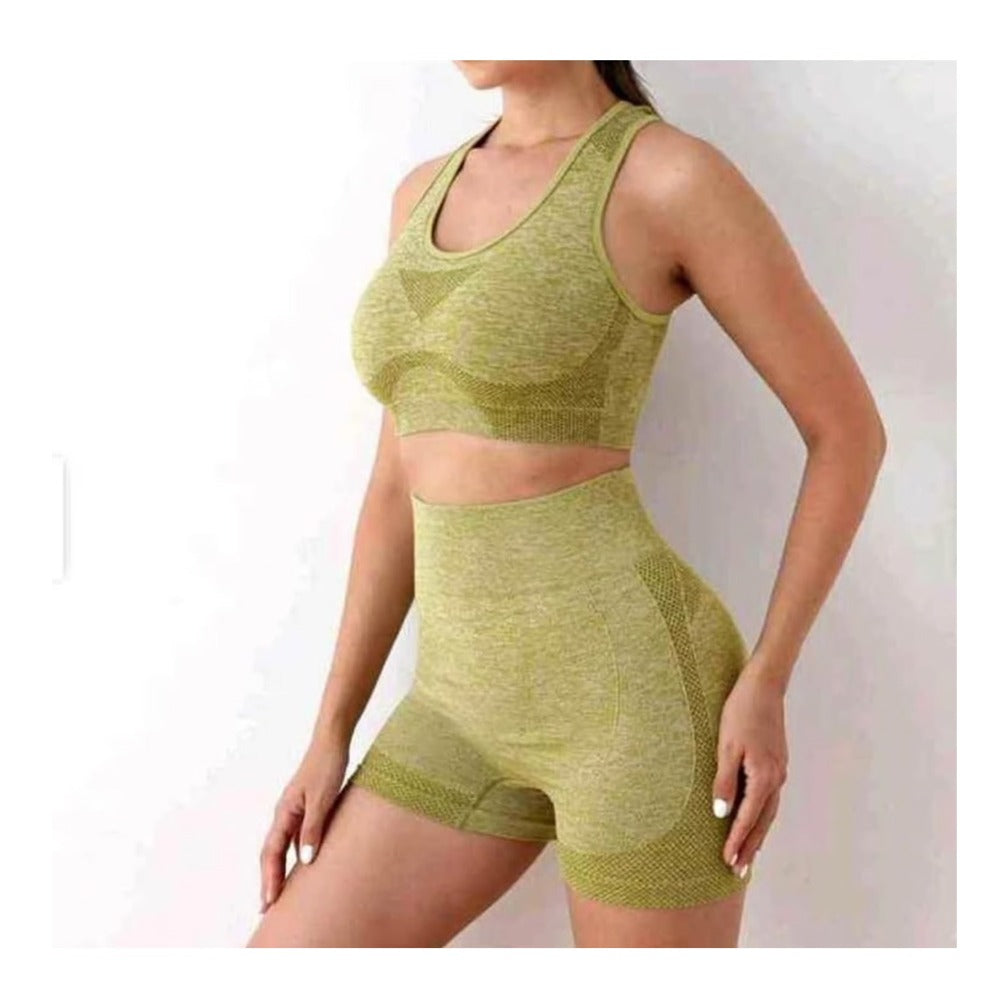 Conjunto Deport Short Levanta Cola Y Top